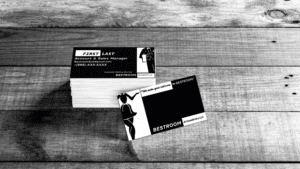 Best room attendants business card design